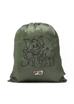 Fila Worek Tensta Warner Bros Small Sport Drawstring Backapck Zielony ze sklepu MODIVO w kategorii Plecaki dla dzieci - zdjęcie 168601412