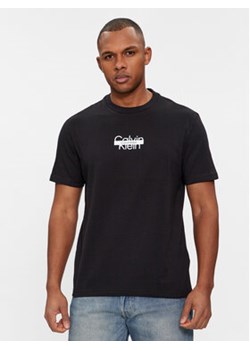 Calvin Klein T-Shirt Logo K10K112395 Czarny Regular Fit ze sklepu MODIVO w kategorii T-shirty męskie - zdjęcie 168601741