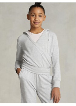 Polo Ralph Lauren Bluza 313890400001 Szary Regular Fit ze sklepu MODIVO w kategorii Bluzy dziewczęce - zdjęcie 168601851