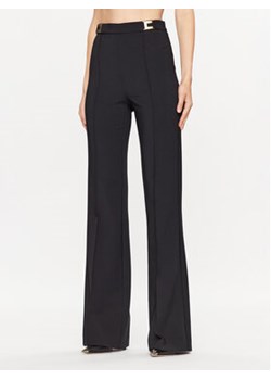 Elisabetta Franchi Spodnie materiałowe PA-004-36E2-V300 Czarny Regular Fit ze sklepu MODIVO w kategorii Spodnie damskie - zdjęcie 168601853