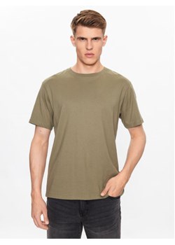Solid T-Shirt 21107195 Zielony Regular Fit ze sklepu MODIVO w kategorii T-shirty męskie - zdjęcie 168602062