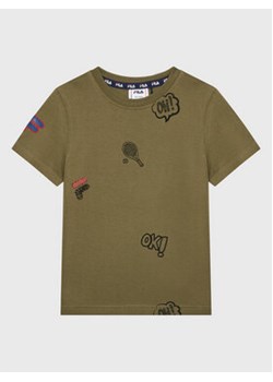 Fila T-Shirt Bamberg FAK0093 Zielony Regular Fit ze sklepu MODIVO w kategorii T-shirty chłopięce - zdjęcie 168602084
