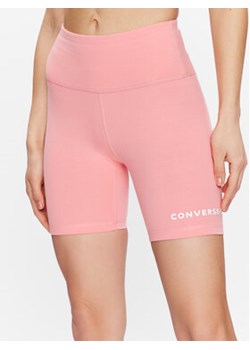 Converse Szorty sportowe Wordmark 10024539-A05 Różowy Slim Fit ze sklepu MODIVO w kategorii Szorty - zdjęcie 168602434