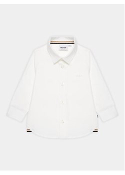 Boss Koszula J05A36 Biały Regular Fit ze sklepu MODIVO w kategorii Koszule chłopięce - zdjęcie 168602450