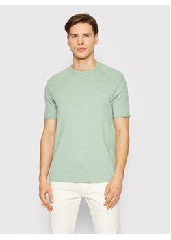 Selected Homme T-Shirt Sunny 16084195 Zielony Regular Fit ze sklepu MODIVO w kategorii T-shirty męskie - zdjęcie 168602714