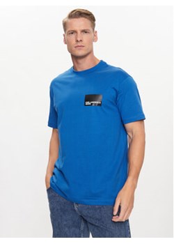 Karl Lagerfeld Jeans T-Shirt Logo 231D1706 Niebieski Regular Fit ze sklepu MODIVO w kategorii T-shirty męskie - zdjęcie 168603382