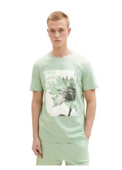 Tom Tailor Denim T-Shirt 1035599 Zielony ze sklepu MODIVO w kategorii T-shirty męskie - zdjęcie 168603494