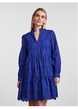 YAS Sukienka codzienna 26027162 Niebieski Regular Fit ze sklepu MODIVO w kategorii Sukienki - zdjęcie 168603681