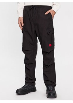 Hugo Spodnie materiałowe Garlo233 10250557 Czarny Regular Fit ze sklepu MODIVO w kategorii Spodnie męskie - zdjęcie 168603910