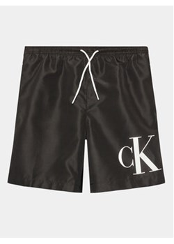 Calvin Klein Swimwear Szorty kąpielowe KV0KV00023 Czarny Regular Fit ze sklepu MODIVO w kategorii Kąpielówki chłopięce - zdjęcie 168603961