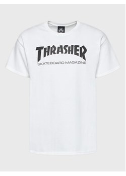 Thrasher T-Shirt Skatemag Biały Regular Fit ze sklepu MODIVO w kategorii T-shirty męskie - zdjęcie 168604710