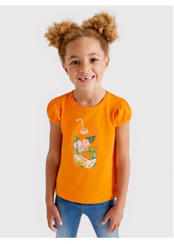 Mayoral T-Shirt 3047 Pomarańczowy Regular Fit ze sklepu MODIVO w kategorii Bluzki dziewczęce - zdjęcie 168604784
