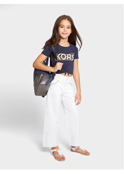 MICHAEL KORS KIDS T-Shirt R15188 S Granatowy Regular Fit ze sklepu MODIVO w kategorii Bluzki dziewczęce - zdjęcie 168606162