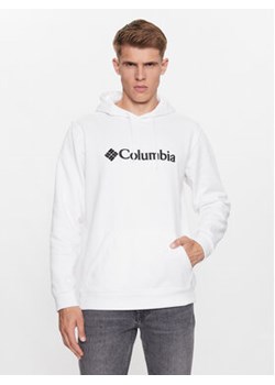 Columbia Bluza CSC Basic Logo™ II Hoodie Biały Regular Fit ze sklepu MODIVO w kategorii Bluzy męskie - zdjęcie 168606423