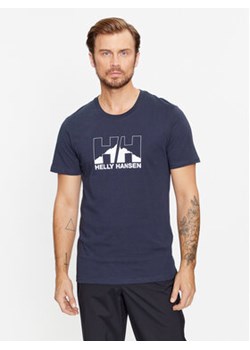 Helly Hansen T-Shirt Nord Graphic 62978 Granatowy Regular Fit ze sklepu MODIVO w kategorii T-shirty męskie - zdjęcie 168606580