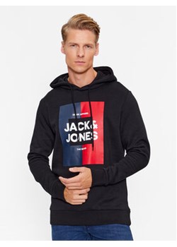 Jack&Jones Bluza Oscar 12235248 Czarny Regular Fit ze sklepu MODIVO w kategorii Bluzy męskie - zdjęcie 168606641