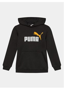 Puma Bluza Ess+ 2 Col Big Logo 586987 Czarny Regular Fit ze sklepu MODIVO w kategorii Bluzy chłopięce - zdjęcie 168606723