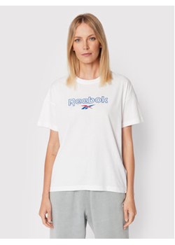 Reebok T-Shirt Brand HD0938 Biały Relaxed Fit ze sklepu MODIVO w kategorii Bluzki damskie - zdjęcie 168606731