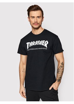 Thrasher T-Shirt Skatemag Czarny Regular Fit ze sklepu MODIVO w kategorii T-shirty męskie - zdjęcie 168606753