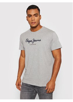 Pepe Jeans T-Shirt Eggo PM508208 Szary Regular Fit ze sklepu MODIVO w kategorii T-shirty męskie - zdjęcie 168606774