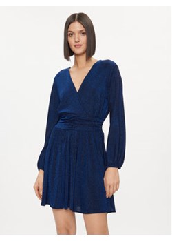 Please Sukienka koktajlowa A1X0BFT000 Granatowy Regular Fit ze sklepu MODIVO w kategorii Sukienki - zdjęcie 168607013