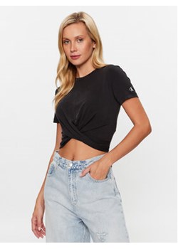 Calvin Klein Jeans T-Shirt J20J222128 Czarny Regular Fit ze sklepu MODIVO w kategorii Bluzki damskie - zdjęcie 168607240