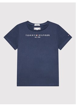 Tommy Hilfiger T-Shirt Essential KG0KG06585 Granatowy Regular Fit ze sklepu MODIVO w kategorii T-shirty chłopięce - zdjęcie 168607460