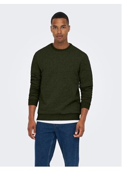 Only & Sons Bluza 22018683 Zielony Regular Fit ze sklepu MODIVO w kategorii Bluzy męskie - zdjęcie 168607480