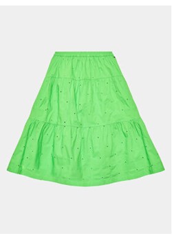 Tommy Hilfiger Spódnica Monogram Broderie KG0KG07271 D Zielony Regular Fit ze sklepu MODIVO w kategorii Spódnice dziewczęce - zdjęcie 168608053