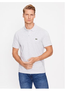 Lacoste Polo DH0783 Szary Regular Fit ze sklepu MODIVO w kategorii T-shirty męskie - zdjęcie 168608114