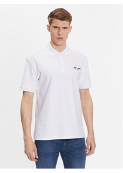 Hugo Polo 50488854 Biały Regular Fit ze sklepu MODIVO w kategorii T-shirty męskie - zdjęcie 168608174