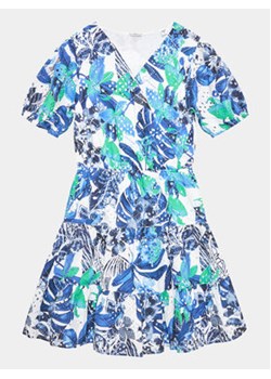 Guess Sukienka codzienna J3GK04 WFGJ0 Niebieski Regular Fit ze sklepu MODIVO w kategorii Sukienki dziewczęce - zdjęcie 168608410