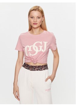 Guess T-Shirt Debora V3YI17 I3Z14 Różowy Regular Fit ze sklepu MODIVO w kategorii Bluzki damskie - zdjęcie 168608414