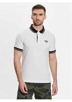 Aeronautica Militare Polo 231PO1692P315 Biały Regular Fit ze sklepu MODIVO w kategorii T-shirty męskie - zdjęcie 168608433