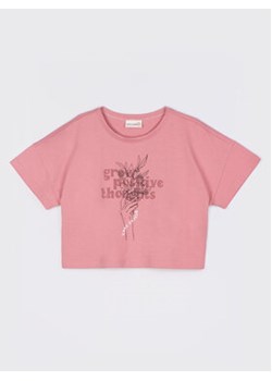 Coccodrillo T-Shirt WC2143202GRO Różowy Regular Fit ze sklepu MODIVO w kategorii Bluzki dziewczęce - zdjęcie 168608580