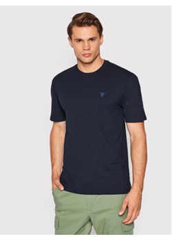 Guess T-Shirt Z2YI12 JR06K Granatowy Regular Fit ze sklepu MODIVO w kategorii T-shirty męskie - zdjęcie 168608671