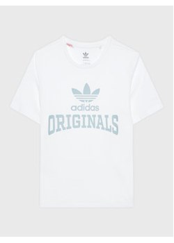 adidas T-Shirt Graphic HL6871 Biały Relaxed Fit ze sklepu MODIVO w kategorii T-shirty chłopięce - zdjęcie 168608884