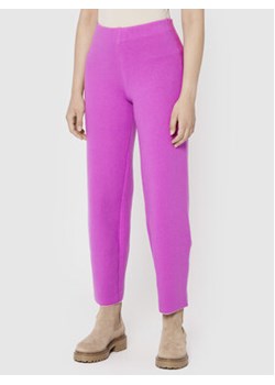 Liviana Conti Spodnie materiałowe F2WC37 Różowy Relaxed Fit ze sklepu MODIVO w kategorii Spodnie damskie - zdjęcie 168609370