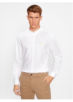 Boss Koszula Biado_R 50497486 Biały Slim Fit ze sklepu MODIVO w kategorii Koszule męskie - zdjęcie 168609500