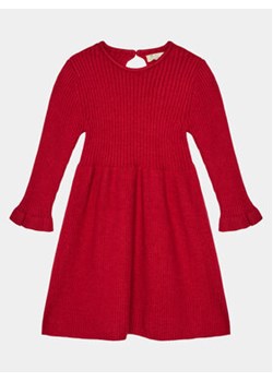 Zippy Sukienka dzianinowa ZKGAP0501 23129 Czerwony Regular Fit ze sklepu MODIVO w kategorii Sukienki dziewczęce - zdjęcie 168609720