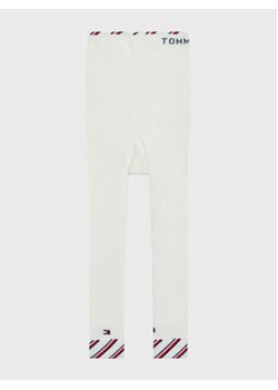 Tommy Hilfiger Legginsy 701220280 Biały Slim Fit ze sklepu MODIVO w kategorii Spodnie dziewczęce - zdjęcie 168609741