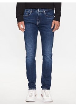 Calvin Klein Jeans Jeansy J30J323381 Granatowy Skinny Fit ze sklepu MODIVO w kategorii Jeansy męskie - zdjęcie 168609751