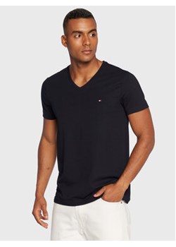 Tommy Hilfiger T-Shirt Core Stretch MW0MW27540 Granatowy Slim Fit ze sklepu MODIVO w kategorii T-shirty męskie - zdjęcie 168609961