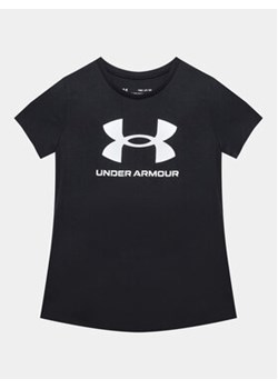 Under Armour T-Shirt Ua Sportstyle Logo Ss 1361182 Czarny Loose Fit ze sklepu MODIVO w kategorii Bluzki dziewczęce - zdjęcie 168610883