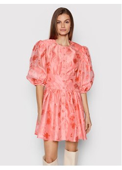 Custommade Sukienka koktajlowa Lulia 999323414 Różowy Regular Fit ze sklepu MODIVO w kategorii Sukienki - zdjęcie 168610900