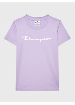 Champion T-Shirt 404541 Fioletowy Regular Fit ze sklepu MODIVO w kategorii Bluzki dziewczęce - zdjęcie 168611230