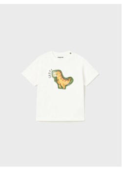 Mayoral T-Shirt 1028 Biały Regular Fit ze sklepu MODIVO w kategorii Koszulki niemowlęce - zdjęcie 168611330