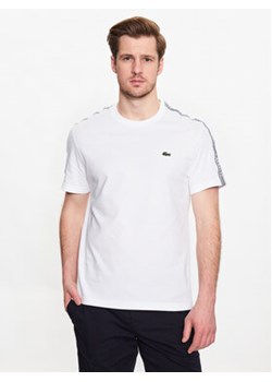 Lacoste T-Shirt TH5071 Biały Regular Fit ze sklepu MODIVO w kategorii T-shirty męskie - zdjęcie 168611403