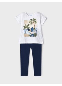 Mayoral Komplet t-shirt i legginsy 3783 Granatowy ze sklepu MODIVO w kategorii Komplety dziewczęce - zdjęcie 168611691