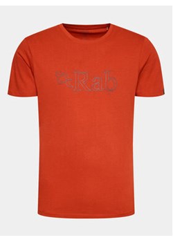 Rab T-Shirt Stance QCB-33 Czerwony Regular Fit ze sklepu MODIVO w kategorii T-shirty męskie - zdjęcie 168611902